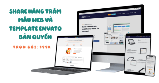 Chia sẻ hàng trăm mẫu website và website template bản quyền trên envato - 2