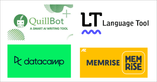 Tài khoản học tập Languagetool, Quillbot và Datacamp